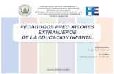 Pedagogos Precursores Extranjeros de La Educación Infantil