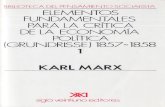 Elementos Fundamentales Para La Crítica de La Economía Política (Grundrisse), Tomo I-Marx, Karl