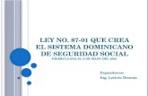 Presentacion Ley 87-01