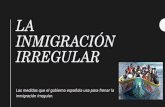 La Inmigración Irregular