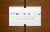 Generación de Ideas