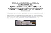 Proceso Construccion Guitarra Electrica