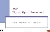 Copyleft DSPa zer da? DSP Digital Signal Processors Sharc Ezkit-arekin lan ingurunea.