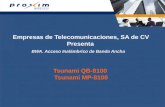 Empresas de Telecomunicaciones, SA de CV Presenta BWA. Acceso Inalámbrico de Banda Ancha Tsunami QB-8100 Tsunami MP-8100.