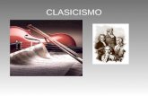 CLASICISMO. El Clasicismo es un periodo que se enmarca entre el Barroco y el Romanticismo. Suele fecharse convencionalmente entre 1750 (muerte de J.S.Bach)