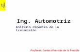 Ing. Automotriz UTP FIMAAS Análisis dinámico de la transmisión Profesor: Carlos Alvarado de la Portilla.