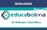 El Método Científico BIOLOGÍA Biología Bio--logia VidaEstudio, tratado Ciencia que estudia la vida y los organismos vivos, su estructura, funciones,