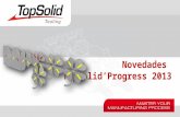 Novedades TopSolid’Progress 2013. TopSolid’Progress Análisis del conjunto porta matriz.