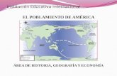 Institución Educativa Internacional EL POBLAMIENTO DE AMÉRICA ÁREA DE HISTORIA, GEOGRAFÍA Y ECONOMÍA.