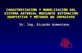 CARACTERIZACIÓN Y MODELIZACIÓN DEL SISTEMA ARTERIAL MEDIANTE ESTIMACIÓN ADAPTATIVA Y MÉTODOS NO INVASIVOS Dr. Ing. Ricardo Armentano.