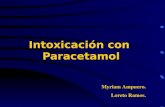 Intoxicación con Paracetamol Myriam Ampuero. Loreto Ramos.