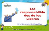 Las responsabilidades de los Líderes GM. Ninayette Galleguillos.