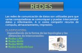 REDES  Es un sistema de comunicación entre computadoras que permite compartir información, con la característica de que la distancia entre las computadoras.