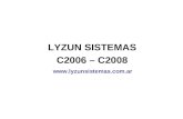 LYZUN SISTEMAS C2006 – C2008 .