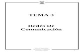 Redes de Computadores Departamento C.Computación Universidad de Alcalá 1 TEMA 3 Redes De Comunicación.
