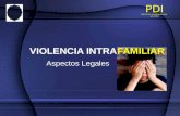 PDI Policía de Investigaciones de Chile Aspectos Legales VIOLENCIA INTRA FAMILIAR.
