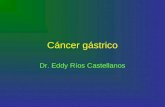 Cáncer gástrico Dr. Eddy Ríos Castellanos. Epidemiología Tasas de mortalidad (x100.000) –> 30: Japón, Chile, Costa Rica –20-29: Hungría, Portugal, Venezuela,