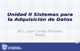 1 Unidad II Sistemas para la Adquisición de Datos M.C. Juan Carlos Olivares Rojas.