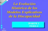 UIPC IMSERSO PARTE I TEMA 2 La Evolución Histórica de los Modelos Explicativos de la Discapacidad.