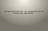 RECONSTRUCCIÓN DE LAS EXPERIENCIAS DE EDUCACIÓN AMBIENTAL Academia de Educación Ambiental, Universidad Autónoma de la Ciudad de México.