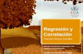 Regresión y Correlación Francisco Álvarez González Métodos Estadísticos Aplicados a las Auditorías Sociolaborales Facultad de Ciencias del Trabajo.