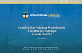Coordinación Prácticas Profesionales Facultad de Psicología Facultad de Psicología Área de Jurídica Marzo de 2014.