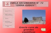 ESCUELA SECUNDARIA N° 72 “EMMA GODOY” Nuestra Historia Misión, Visión y Política de Calidad. Valores Actividades Extracurriculares Proyecto ATEES 2005.