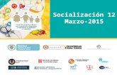 Socialización 12 Marzo- 2015. RECOMENDACIONES PARA EL DIAGNÓSTICO DEL SOBREPESO Y LA OBESIDAD.