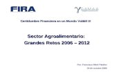 Sector Agroalimentario: Grandes Retos 2006 – 2012 Por: Francisco Meré Palafox 24 de octubre 2006 Certidumbre Financiera en un Mundo Volátil IX.