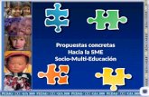 Propuestas concretas Hacia la SME Socio-Multi-Educaci³n