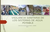 VIGILANCIA SANITARIA DE LOS SISTEMAS DE AGUA POTABLE Dirección de Saneamiento Básico – DIGESA 2013.