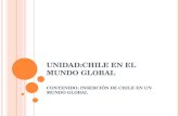 UNIDAD:CHILE EN EL MUNDO GLOBAL CONTENIDO: INSERCIÓN DE CHILE EN UN MUNDO GLOBAL.