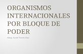 ORGANISMOS INTERNACIONALES POR BLOQUE DE PODER Abog. Aymé Torres Díaz.