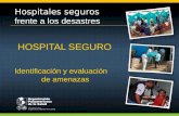 Hospitales seguros frente a los desastres HOSPITAL SEGURO Identificación y evaluación de amenazas.