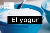 Gabriel Girau Miguel Llario El yogur. Índice  Concepto  Normativa asociada al alimento  Clasificación legal  Clasificación comercial  Materias primas.