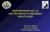 TRATAMIENTO DE LA INCONTINENCIA URINARIA MASCULINA Dra. Yara Arreaza Servicio de Urolog­a Hospital Vargas de Caracas