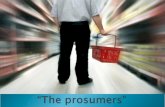 El prosumidor es el productor y el consumidor encarnados en la misma persona. Por separado los productores son los que producen y los consumidores los.