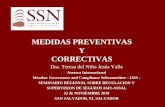 1 MEDIDAS PREVENTIVAS Y CORRECTIVAS Dra. Teresa del Niño Jesús Valle Asesora Internacional Member Governance and Compliance Subcommittee - IAIS - SEMINARIO.