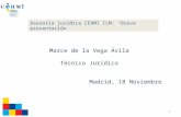 Marce de la Vega Ávila Técnico Jurídico Madrid, 18 Noviembre Asesoría jurídica CERMI CLM: “Breve presentación” 1.