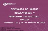 SEMINARIO DE MARCOS REGULATORIOS Y PROPIEDAD INTELECTUAL PROCISUR Brasilia, 15 y 16 de octubre de 2014 Área Patentes y Tecnología Dirección Nacional de.