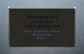 Emergencia y urgencias reumatólogicas Edwin Sanandres Jiménez Reumatólogo H.R.D.T.