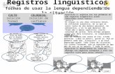 Registros lingüísticos formas de usar la lengua dependiendo de la situación TEXTO A: Un ensayo es una obra literaria breve, de reflexión subjetiva, en.
