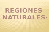 Se designa Región natural a cada zona geográfica de un país o continente que cuenta con las mismas características en cuanto a relieve, clima, vegetación,
