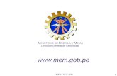 MEM / DGE / DN1 NORMA TECNICA DE ALUMBRADO DE VIAS PUBLICAS M INISTERIO DE E NERGIA Y M INAS Dirección General de Electricidad .
