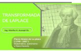 Ing. Martha H. Acarapi Ch. Pierre Simón de La place ( 1749 - 1827 ) Matemático, astrónomo y físico francés Pierre Simón de La place ( 1749 - 1827 ) Matemático,