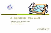 Asociación de Empresas Consultoras de Ingeniería de Chile A.G. 1 Juan Rayo Prieto Presidente A.I.C. SEMANA DE CHILE EN BUENOS AIRES 26 AL 28 de Septiembre.