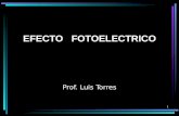 1 EFECTO FOTOELECTRICO Prof. Luis Torres. 2 Introducción Desde hace mucho tiempo los científicos han estado interesados por la naturaleza y el comportamiento.