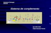Sistema de complemento Igor Miño Solís Felipe Montalar Pereira Seminario Patología General.