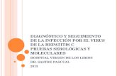 DIAGNÓSTICO Y SEGUIMIENTO DE LA INFECCIÓN POR EL VIRUS DE LA HEPATITIS C PRUEBAS SEROLÓGICAS Y MOLECULARES HOSPITAL VIRGEN DE LOS LIRIOS DR. SASTRE PASCUAL.