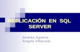 REPLICACIÓN EN SQL SERVER Andrés Aguirre. Ángela Villarreal.